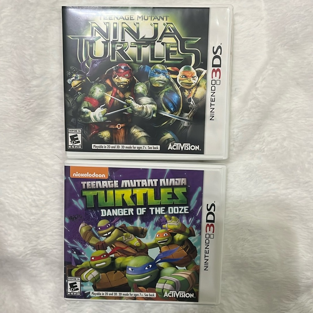Nintendo 3DS games Teenage Mutant Ninja Turtles & Danger of the Ooze Activision